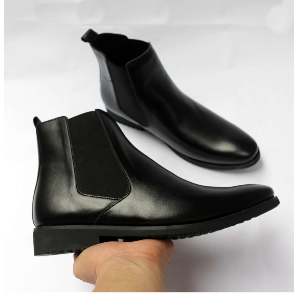 Giày công sở Chelsea Boots Leman Da Bò Lucas Shoes bảo hành 1 năm