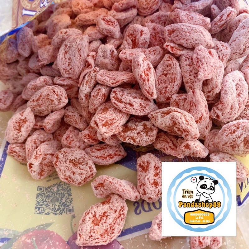 Ô mai đào bao tử xí muội vị chua mặn ngọt