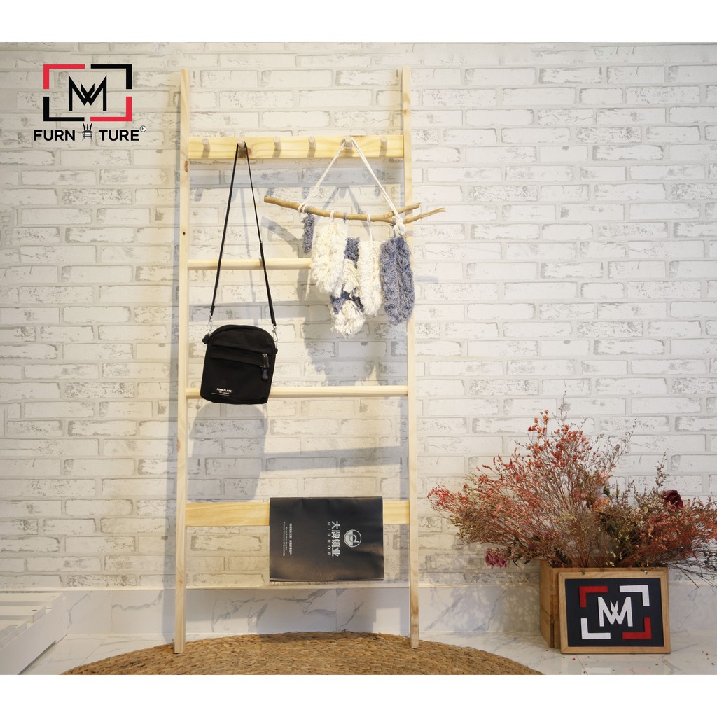 Thang trang trí decor homestay C Towel Ladder - MW FURNITURE - Nội thất căn hộ