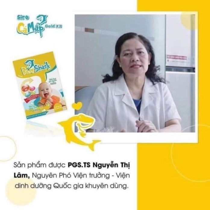 Siro Cá Mập Gold X2 - Siro Ăn Ngon Baby Shark - Giúp Trẻ Ăn Ngon, Hết Táo Bón, Tăng Cân Tự Nhiên