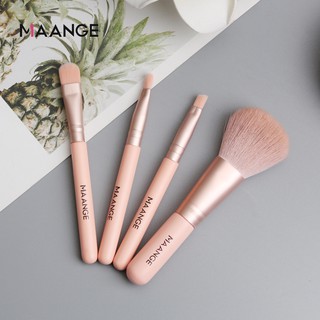 Bộ 4 Cọ Trang Điểm MAANGE Mini Lông Siêu Mềm Chất Lượng Cao