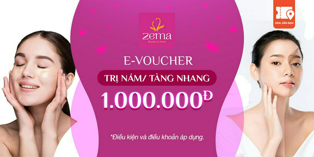 E-Voucher trị nám/tàng nhang tại Zema