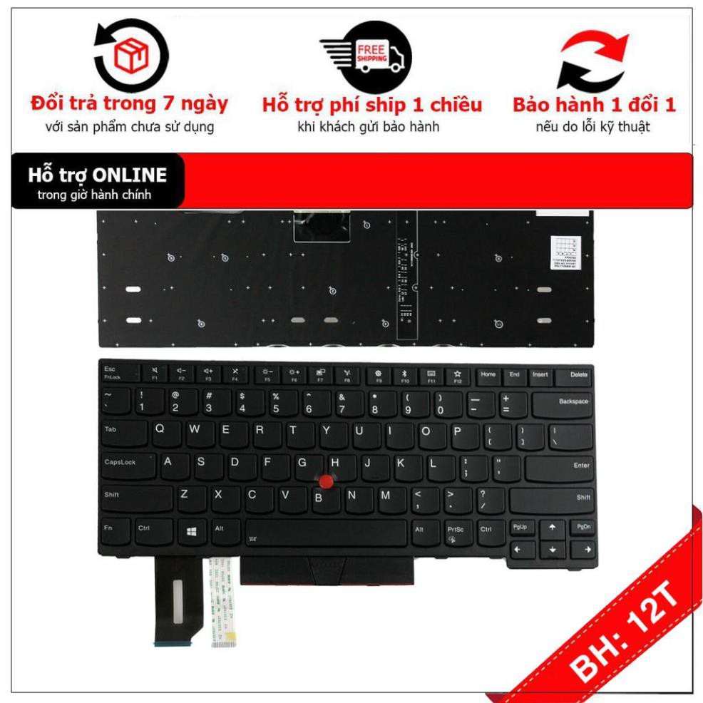[BH12TH] . Bàn phím Laptop Lenovo Thinkpad Edge E480 E485 T480S T490 L380 L480 L490 có Chuột