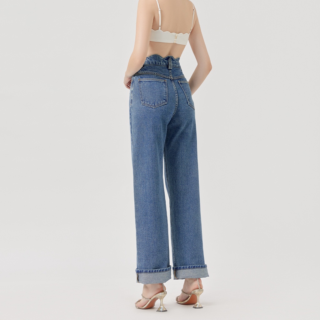 DEAR JOSÉ - Quần jeans Mercury vải denim xanh