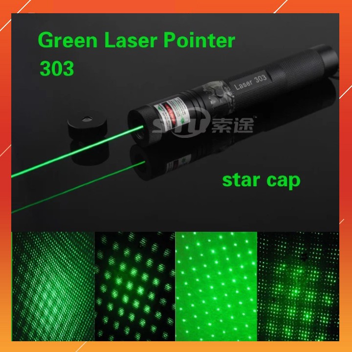 Đèn Pin Laser 303 nhiều chùm sáng