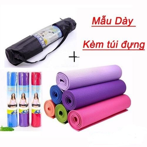 𝑻𝑨̆𝑵𝑮 𝑲𝑬̀𝑴 𝑻𝑼́𝑰 Đ𝑬𝑶 Thảm Tập Yoga 2 Lớp TPE Độ Dày Chuẩn 8mm Thảm Tập Gym Chống Trơn Trượt Và Không Thấm Mồ Hôi Cao Cấp