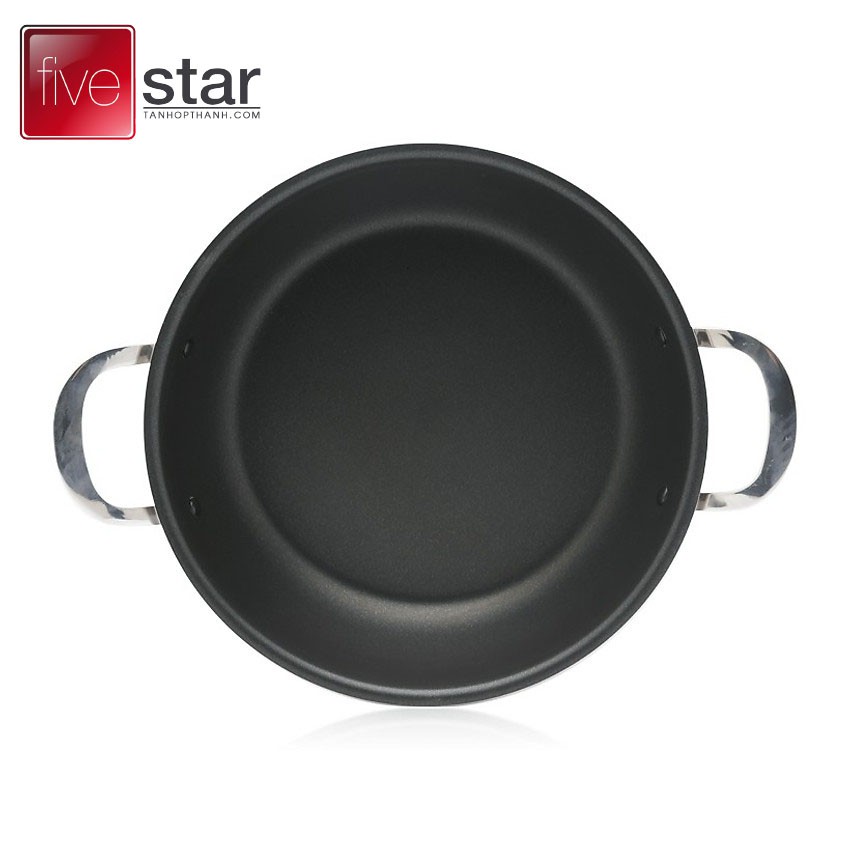 Chảo Chống Dính Fivestar 2 Lớp 2 Quai