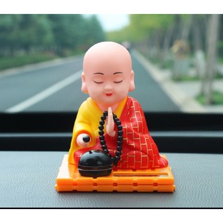 Tượng phật lắc lư gõ mõ mang lại bình an kích thước lớn