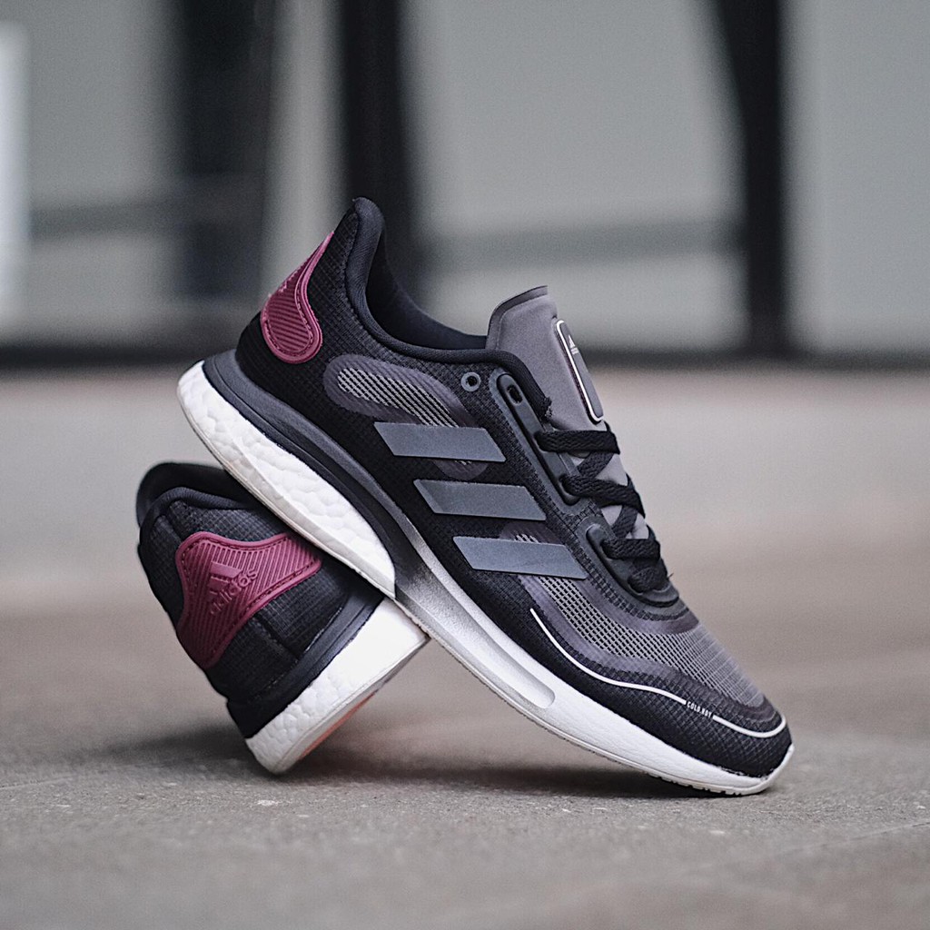 Giày Thể Thao Adidas Supernova Boost Màu Xám Đen Chống Thấm Nước