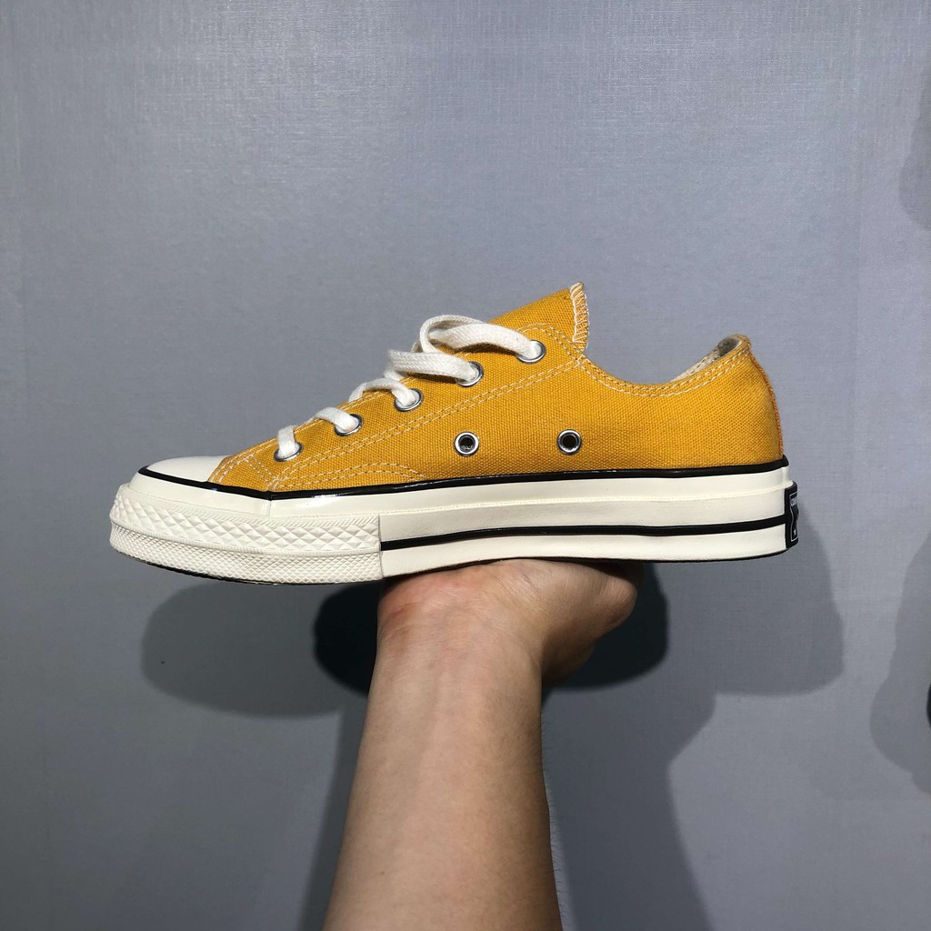 (𝗖𝗵𝗶́𝗻𝗵 𝗵𝗮̃𝗻𝗴 - 𝗙𝗮𝗸𝗲 đ𝗲̂̀𝗻 𝘅𝟭𝟬| M - Waffle) Giày CONVERSE 1970s Sunflower Cổ Thấp - 162063C - Giày full tem - Box ko tem
