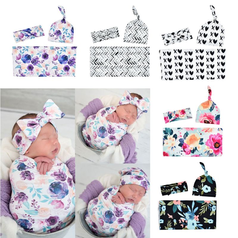 Bộ Chăn Quấn Và Nón Xinh Xắn Ấm Áp Dùng Khi Ngủ