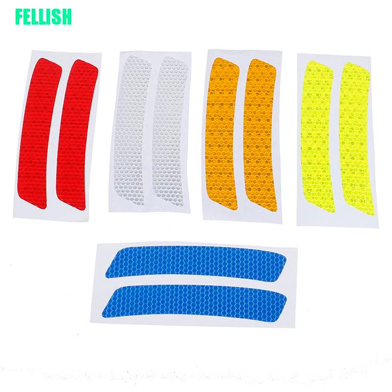 Bộ 2 Miếng Dán Phản Quang Cảnh Báo An Toàn Cho Xe Hơi