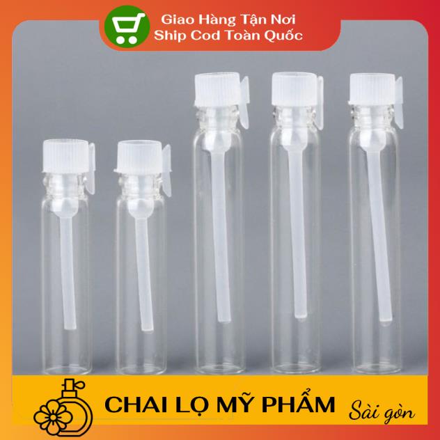 Lọ Chiết Nước Hoa ❤ [100] Vỏ lọ chiết mẫu thử nước hoa 1ml 2ml 3ml đựng dầu thơm , phụ kiện du lịch