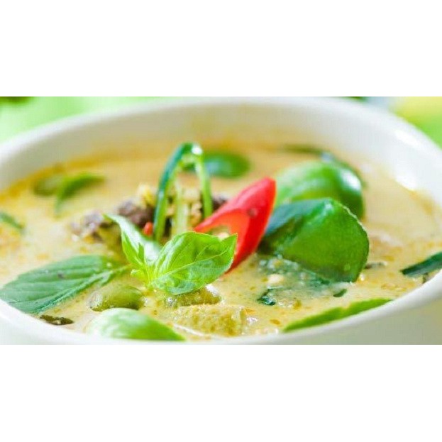 [Hộp 500g - XANH] XỐT GIA VỊ CÀ RI XANH KANOKWAN Green Curry Paste (halal)