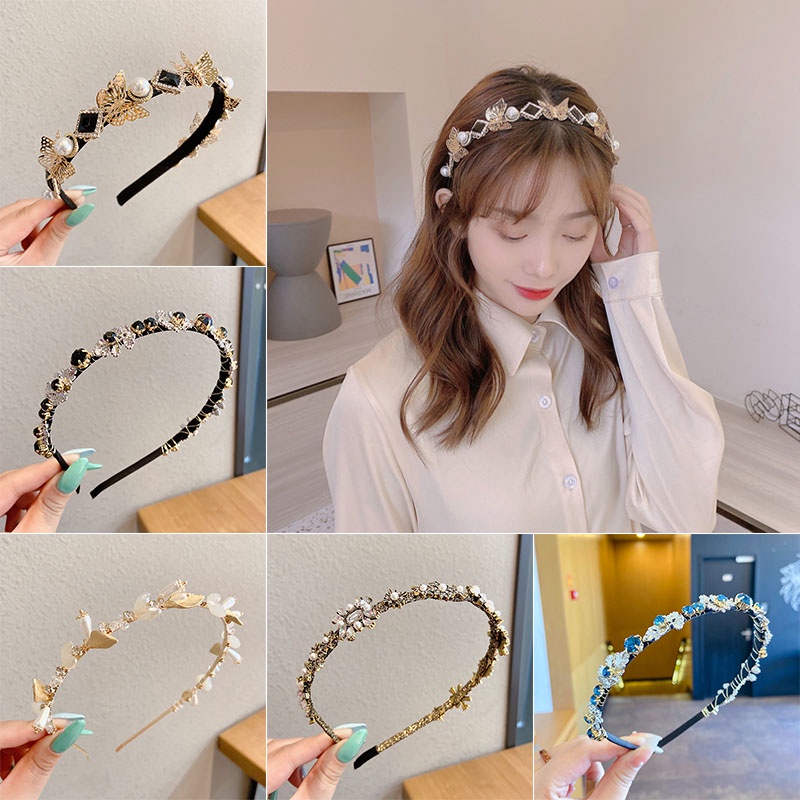 Dây Buộc Tóc Đính Ngọc Trai Phong Cách Retro Kiểu Pháp Thời Trang Mùa Hè Mới 2021