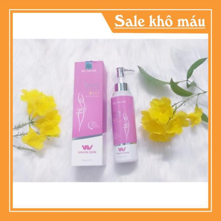 Gel tan mỡ/ kem tan mỡ bụng- VinVin Skin- giảm 3-5cm vòng bụng sau 1 tuần