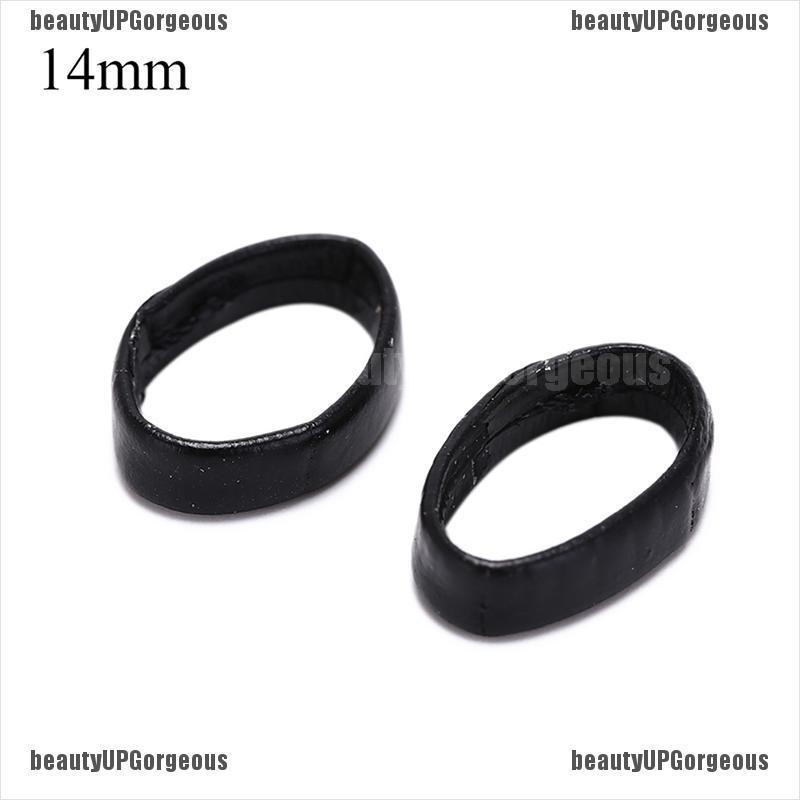 Set 2 Vòng Da 14mm ~ 24mm Giữ Dây Đồng Hồ Đeo Tay