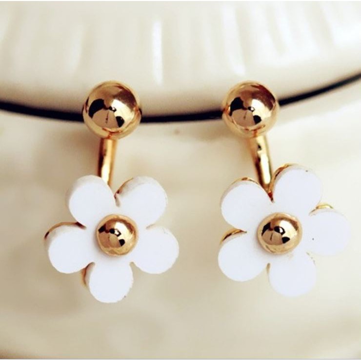 Khuyên tai bông tai hoa mai mùa xuân thời trang phong cách Hàn Quốc i20