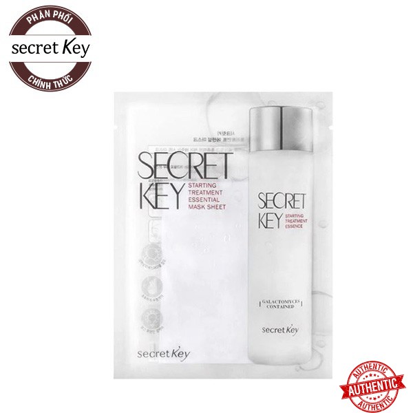 [Mã giảm giá] Mặt Nạ Dưỡng Trắng Da Secret Key Starting Treatment Essential Mask 30g