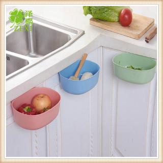 Kitchen Cabinet Plastic Hanging Dustbin Mounted Trash Can Wall-mounted Kitchen Garbage Bin Dustbin with Lid