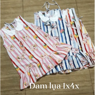 đầm lụa bé gái tự chọn mẫu