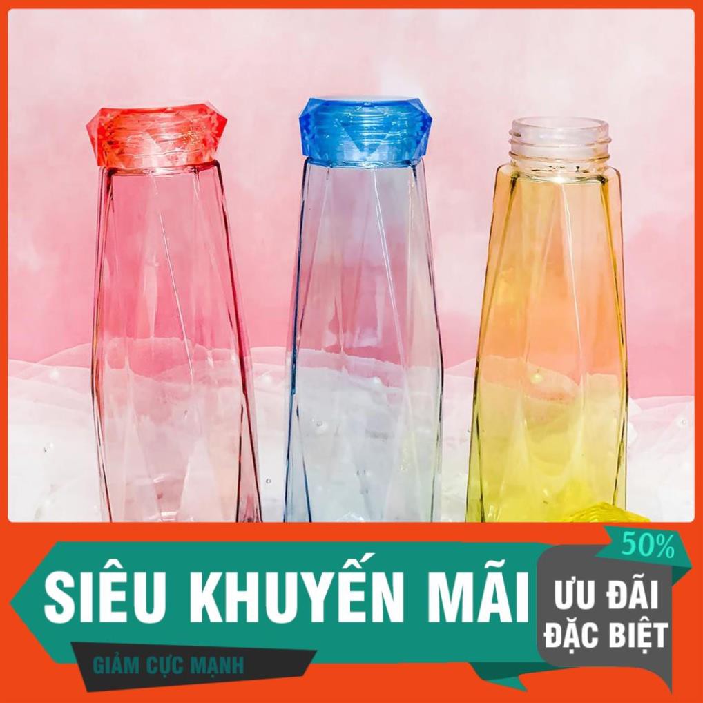 BÌNH NƯỚC KIM CƯƠNG THUỶ TINH 500ML