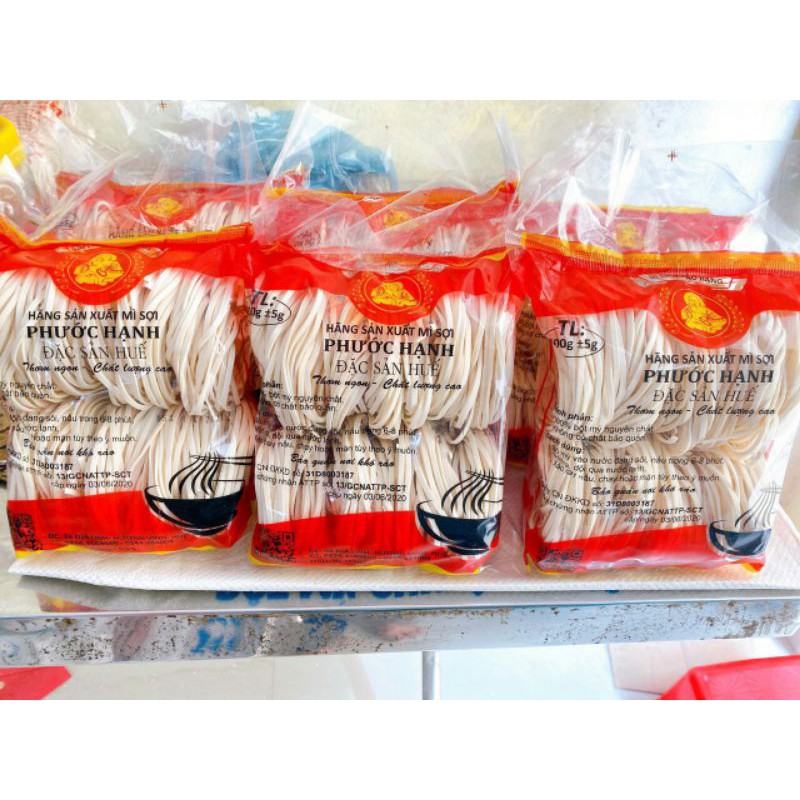 Combo 10 gói bánh canh khô Phước Hạnh_Đặc sản Huế (400gram/1 gói, mẫu báo bì mới 2021)