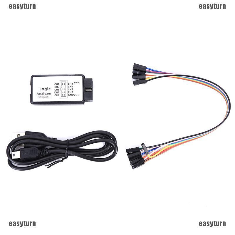 🌸ĐẦY ĐỦ 🌸USB SALEAE 24M 8CH Logic Analyzer 24M 8 Channel FPGA debugging tool With buffer