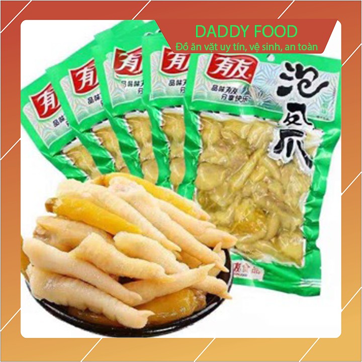 Chân gà cay yuyu gói 100g,180g hương vị tới từ trùng khánh, món ăn nhậu tuyệt vời cho cánh mày râu mùa hè này