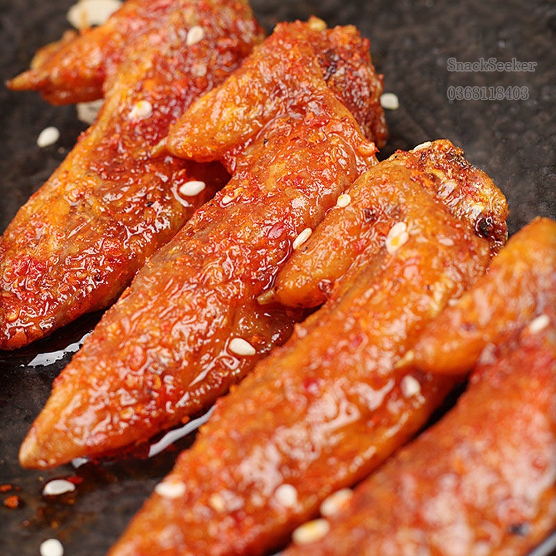 CÁNH GÀ SỐT-ĂN VẶT TRUNG QUỐC-SNACKSEEKER-Cánh gà cay dai siêu ngon