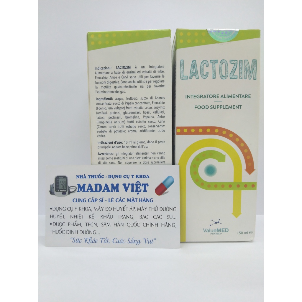 Lactozim - Men tiêu hóa hỗ trợ trẻ biếng ăn