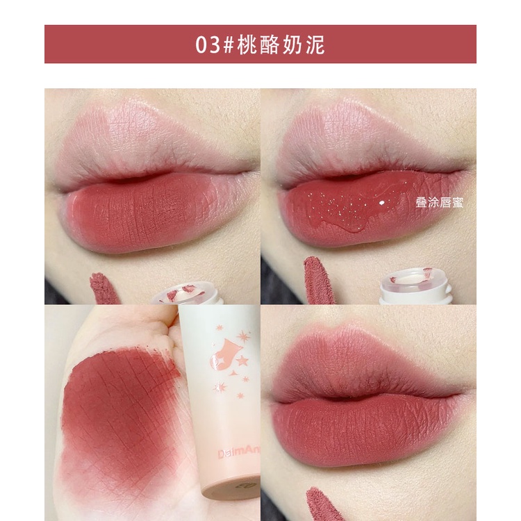 Son kem lì DAIMANPU mềm mịn lâu trôi không thấm nước cho nữ