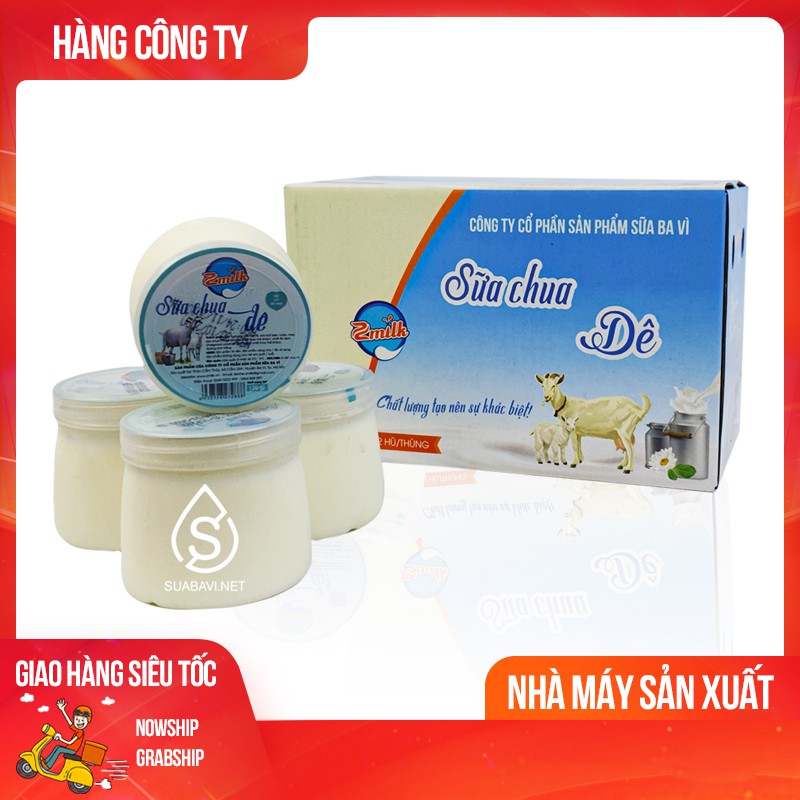 Sữa Chua Dê Ba Vì - Zmilk - Thùng 12 Hũ