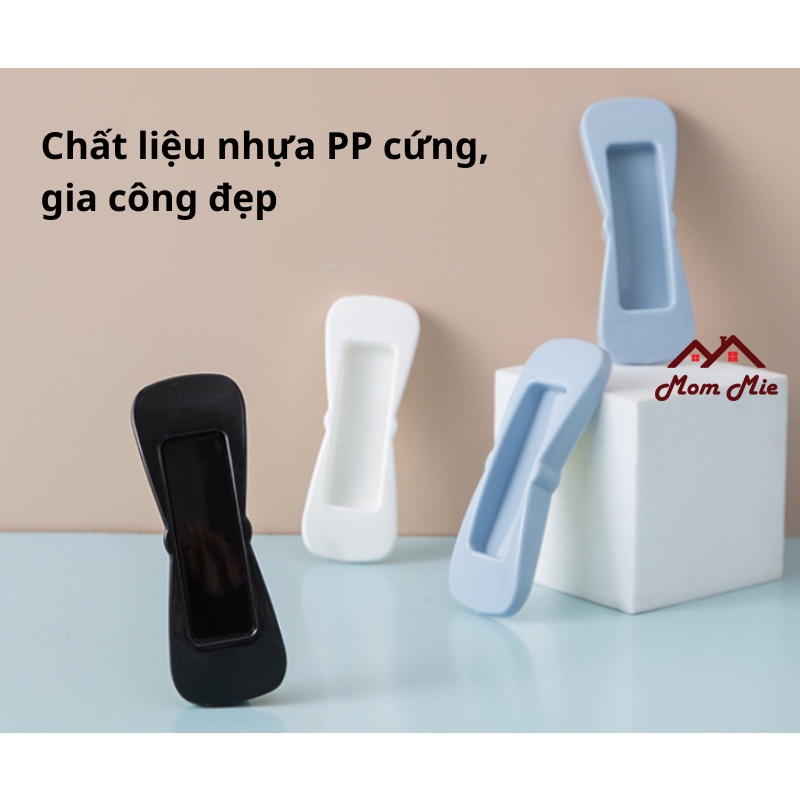 [Mới] Bộ 2 tay nắm cửa bằng nhựa hình nơ, dùng cho cửa tủ, cửa lùa - I021