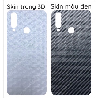 Miếng dán mặt lưng skin carbon vivo y12 / y15 / y17 / y19