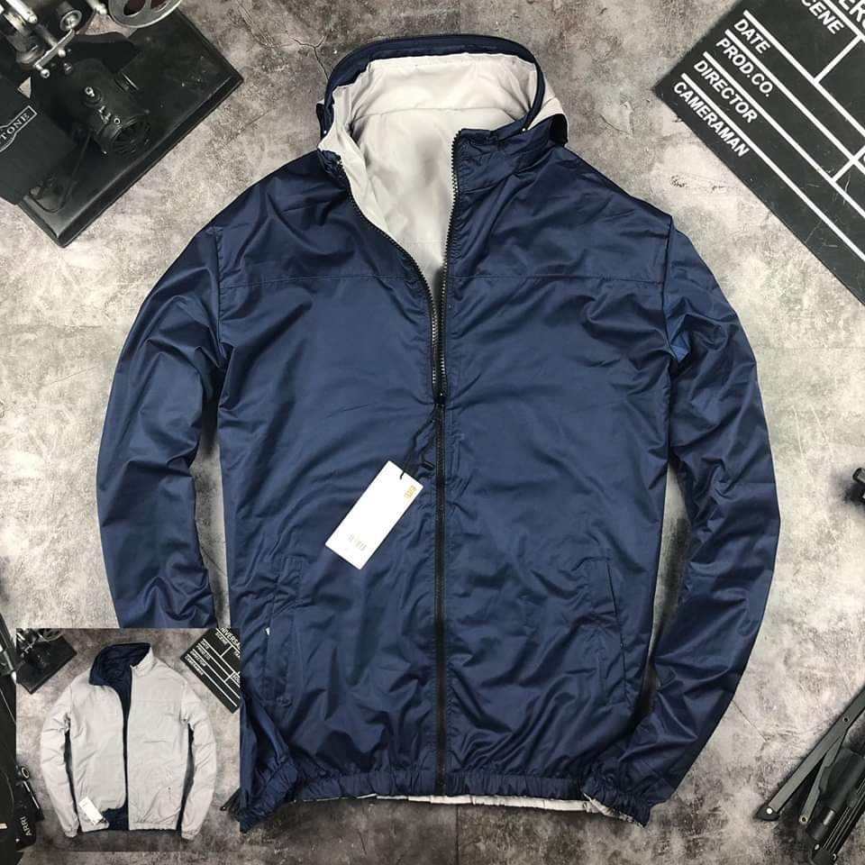 Áo gió 2 mặt unisex Xưởng Hipp, khoác dù cặp nam nữ 1 mặt chống nước Mẫu Mới 2020, KG2
