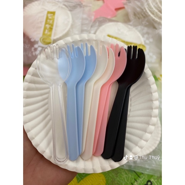 pk sinh nhật set dao thìa đĩa ko nến