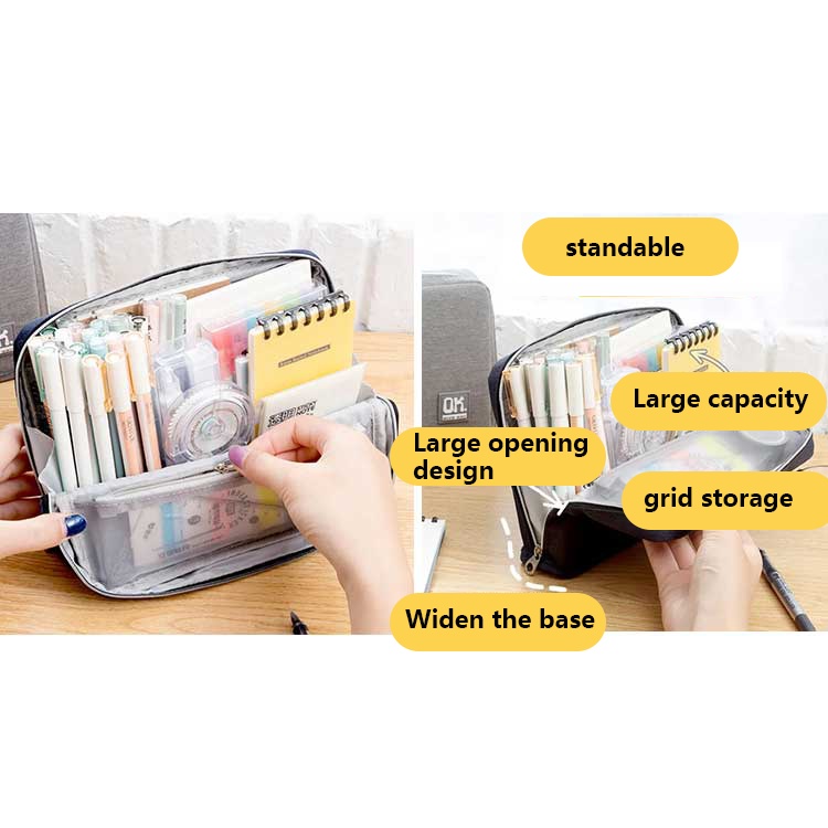 Hộp Đựng Bút Chống Thấm Nước Đa Năng Sức Chứa Lớn Cho Học Sinh