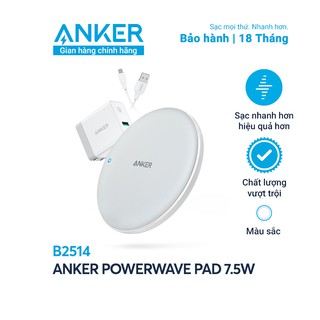 Bộ sạc không dây anker powerwave 7.5 kèm sạc quick charge 3.0 - b2514