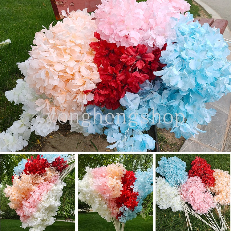 Cành Hoa Đào Giả 90cm Trang Trí Tiệc Cưới