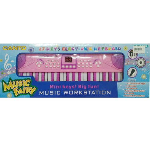 Đàn Piano 3701 có micro - Hộp đàn organ pin có 37 phím