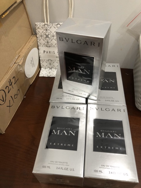 [Mã 159FMCGSALE giảm 8% đơn 500K] Nước hoa bvlgari man extreme edt 100ml full seal