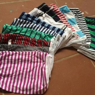 10 quần chục đùi kẻ cotton cho bé