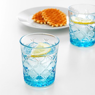Cốc thủy tinh pha xanh FLIMRA IKEA 280ML