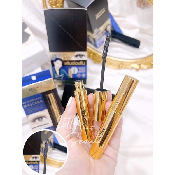 Mascara Browit Nongchat Thái Làm Dày Dài Mi, Làm Cong Mi Chuyên Dụng Cho Makeup