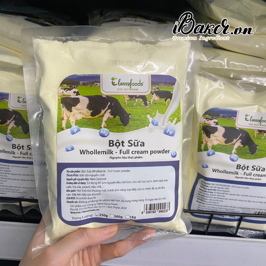 [250g] Sữa bột nguyên kem New Zealand NZMP