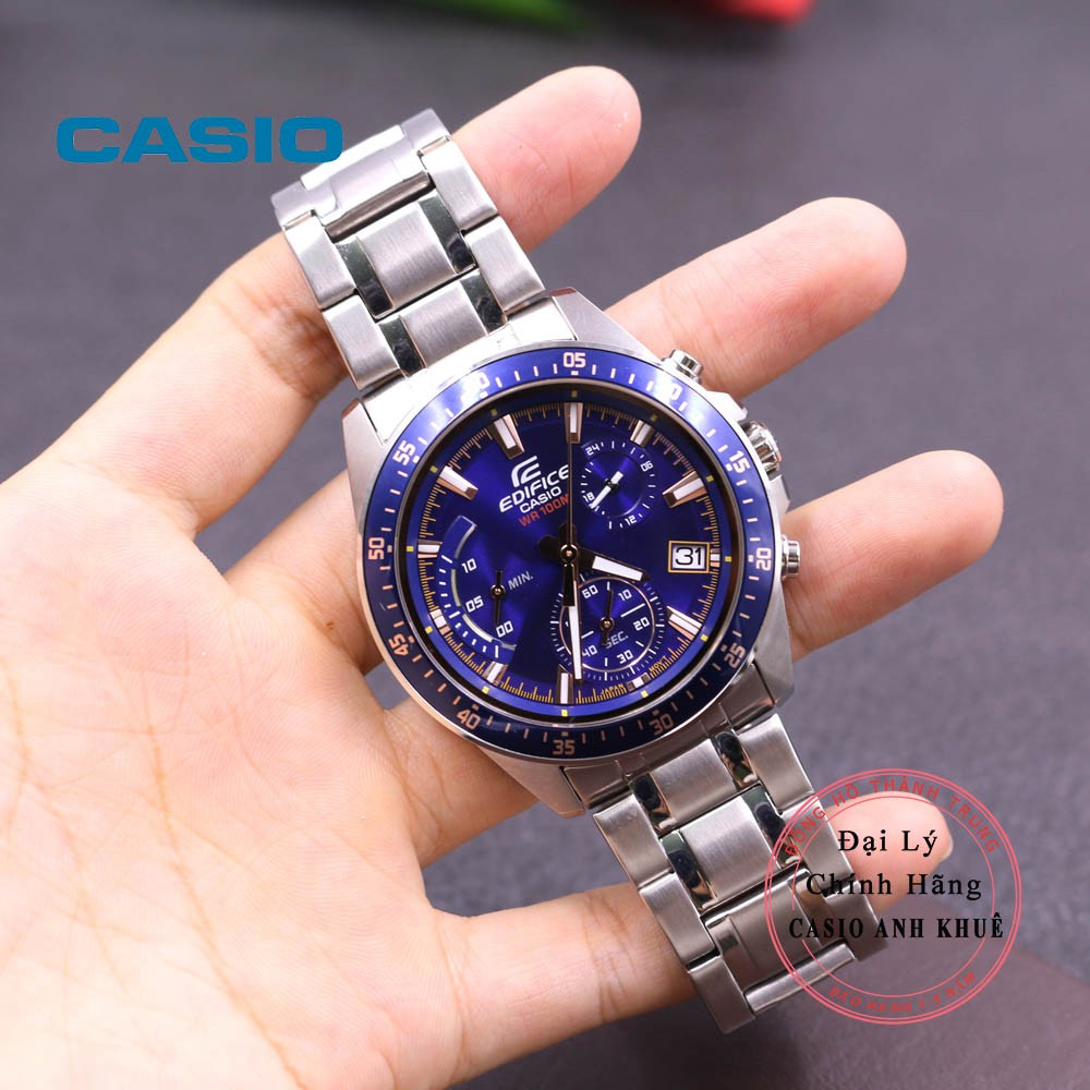 Đồng hồ Nam Casio Edifice EFV-540D-2AVUDF dây kim loại