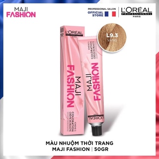 Màu nhuộm thời trang Majifashion L9.3 Golden Tan 50ml + Oxy 120ml + Chén cọ nhuộm
