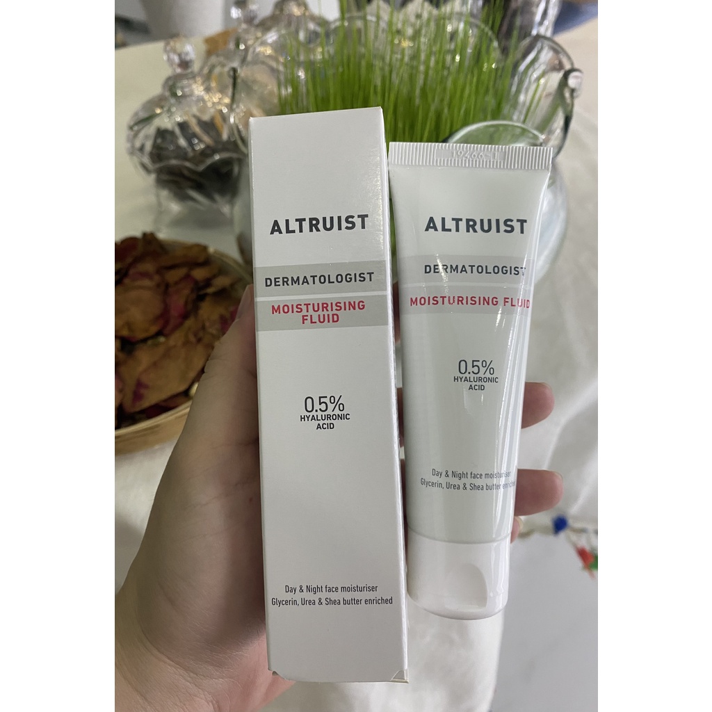 Kem dưỡng Altruist moisturising fluid 0.5% Hyaluronic acid dưỡng ẩm, phục hồi toàn diện