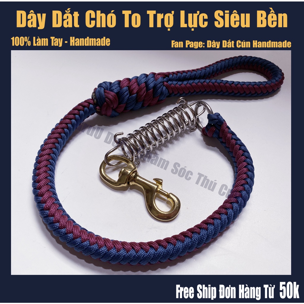 Dây dắt chó to Handmade siêu bền